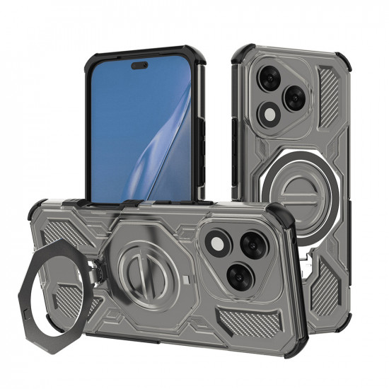 Techsuit Carbon Shield PRO Honor 400 Lite Smoke Black