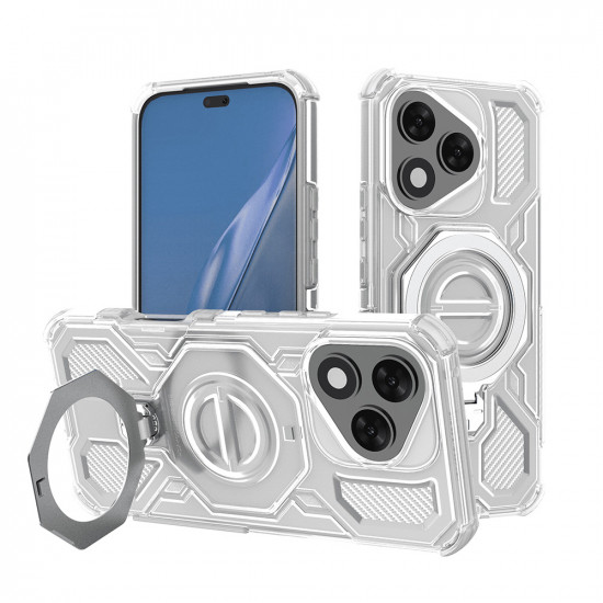 Techsuit Carbon Shield PRO Honor 400 Lite White Transparent
