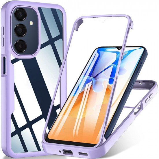 Techsuit ColorVerse 360 Series + Screen Protector Samsung Galaxy A16 4G / A16 5G / A17 5G / A17 4G Purple