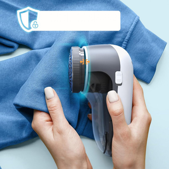 Techsuit Clothing Lint Remover Flufix (ACS1) 9000 Revolutions Per Minute, ABS, Stainless Steel Grey