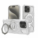 Techsuit Carbon Shield PRO iPhone 15 Pro White Transparent