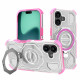 Techsuit Carbon Shield PRO iPhone 17 Pink Transparent