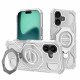 Techsuit Carbon Shield PRO iPhone 17 White Transparent