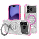 Techsuit Carbon Shield PRO iPhone 17 Pro Pink Transparent