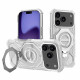 Techsuit Carbon Shield PRO iPhone 17 Pro White Transparent