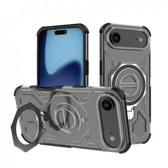 Techsuit Carbon Shield PRO iPhone 17 Air Smoke Black