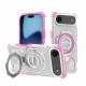 Techsuit Carbon Shield PRO iPhone 17 Air Pink Transparent