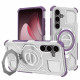 Techsuit Carbon Shield PRO Samsung Galaxy S25 Purple Transparent