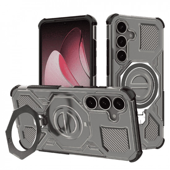 Techsuit Carbon Shield PRO Samsung Galaxy S25 Smoke Black Techsuit Carbon Shield PRO Samsung Galaxy S25 Smoke Black
