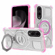 Techsuit Carbon Shield PRO Samsung Galaxy S25 Edge Pink Transparent