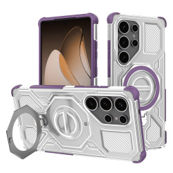 Techsuit Carbon Shield PRO Samsung Galaxy S25 Ultra Purple Transparent