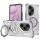 Techsuit Carbon Shield PRO Honor 400 Pro Purple Transparent