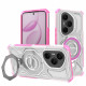 Techsuit Carbon Shield PRO Honor 400 Pro Pink Transparent