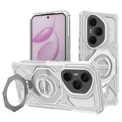 Techsuit Carbon Shield PRO Honor 400 Pro White Transparent