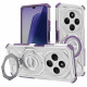 Techsuit Carbon Shield PRO Xiaomi Redmi 14C / Poco C75 Purple Transparent