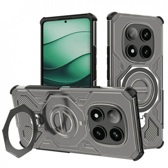 Techsuit Carbon Shield PRO Xiaomi Redmi Note 14 Pro 5G / Poco X7 Smoke Black