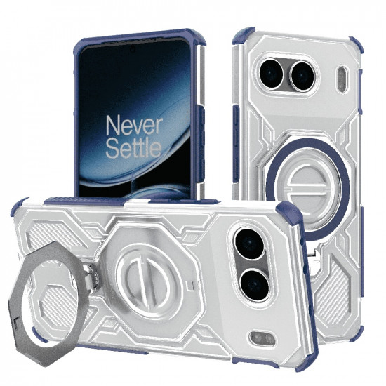Techsuit Carbon Shield PRO OnePlus Nord 4 Blue Transparent