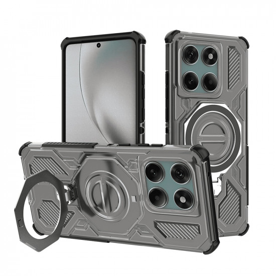 Techsuit Carbon Shield PRO Motorola Edge 60 / Edge 60 Fusion Smoke Black