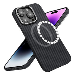 Techsuit Aramid Fiber MagSafe iPhone 14 Pro Max Black