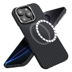 Techsuit Aramid Fiber MagSafe iPhone 16 Pro Max Black