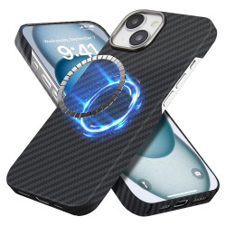 Techsuit Aramid Fiber MagSafe iPhone 15 Black