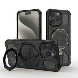 Techsuit Carbon Shield PRO iPhone 15 Pro Max Black
