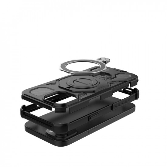 Techsuit Carbon Shield PRO iPhone 15 Black