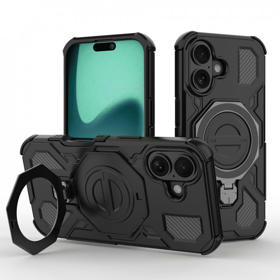 Techsuit Carbon Shield PRO iPhone 17 Black