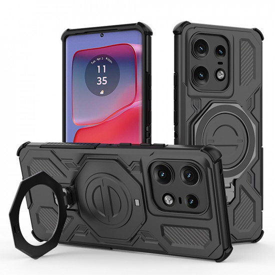 Techsuit Carbon Shield PRO Motorola Edge 50 Pro Black