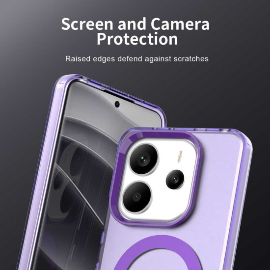 Techsuit CandyCase MagSafe Xiaomi Redmi Note 14 5G Purple