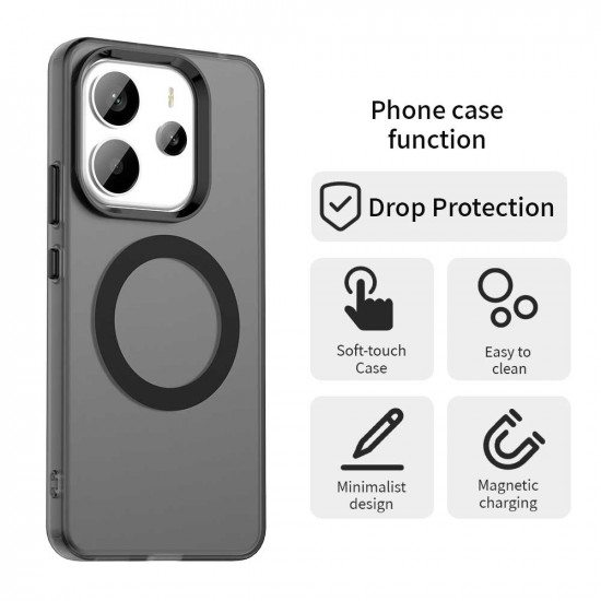 Techsuit CandyCase MagSafe Xiaomi Redmi Note 14 5G Black