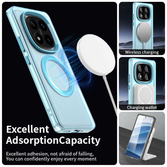 Techsuit CandyCase MagSafe Xiaomi Redmi Note 14 Pro 4G Blue