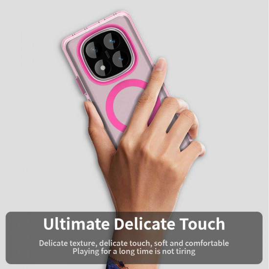 Techsuit CandyCase MagSafe Xiaomi Redmi Note 14 Pro 4G Pink