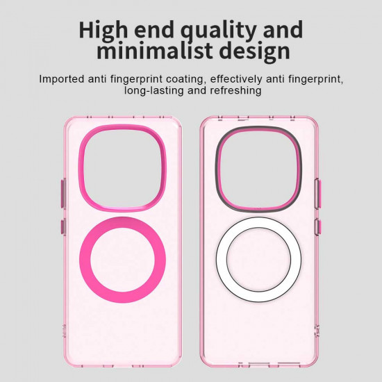 Techsuit CandyCase MagSafe Xiaomi Redmi Note 14 Pro 4G Pink