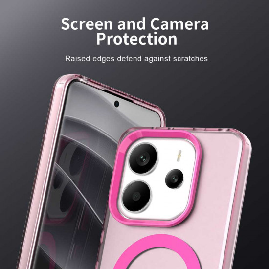 Techsuit CandyCase MagSafe Xiaomi Redmi Note 14 4G (Regional) Pink
