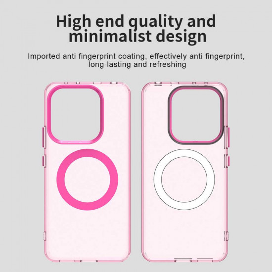 Techsuit CandyCase MagSafe Xiaomi Redmi Note 14 4G (Regional) Pink