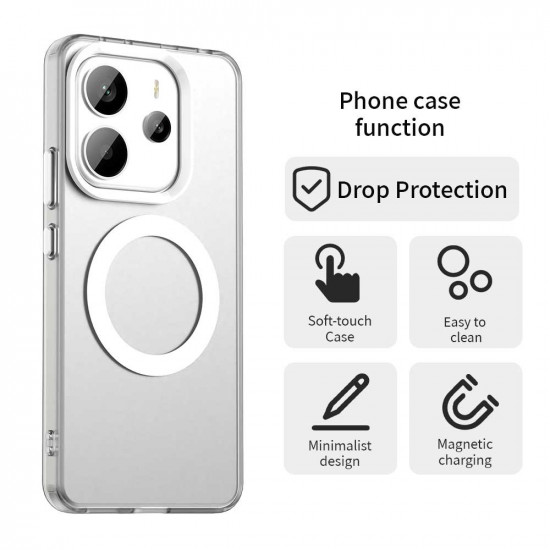 Techsuit CandyCase MagSafe Xiaomi Redmi Note 14 4G (Regional) White