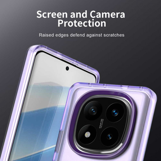 Techsuit CandyCase MagSafe Xiaomi Redmi Note 14 Pro 5G / Poco X7 Purple