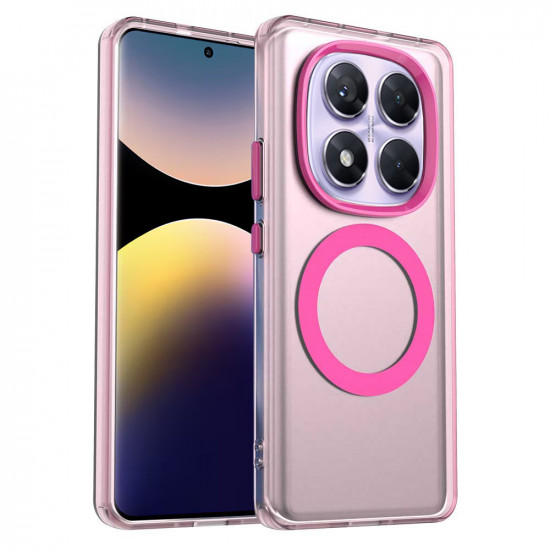 Techsuit CandyCase MagSafe Xiaomi Redmi Note 14 Pro 5G / Poco X7 Pink