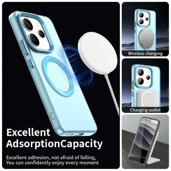 Techsuit CandyCase MagSafe Xiaomi Redmi Note 14 4G (Standard) Blue
