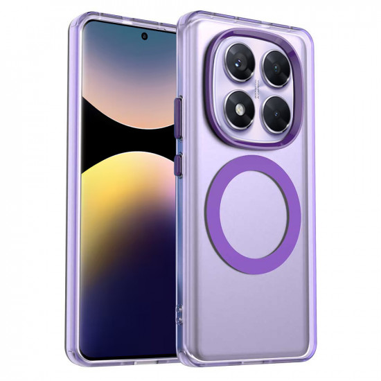 Techsuit CandyCase MagSafe Xiaomi Redmi Note 14 Pro 4G Purple