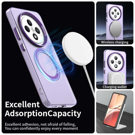Techsuit CandyCase MagSafe Oppo Reno12 F 4G / Reno12 F 5G / Reno12 FS 4G / Reno12 FS 5G Purple