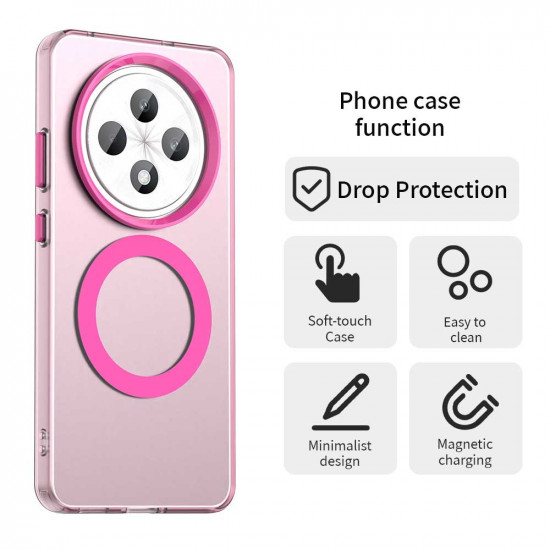 Techsuit CandyCase MagSafe Oppo Reno12 F 4G / Reno12 F 5G / Reno12 FS 4G / Reno12 FS 5G Pink