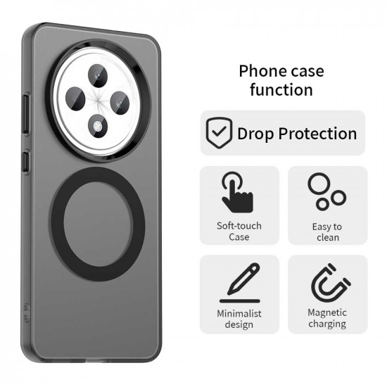 Techsuit CandyCase MagSafe Oppo Reno12 F 4G / Reno12 F 5G / Reno12 FS 4G / Reno12 FS 5G Black