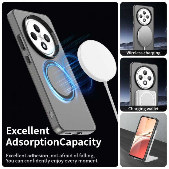 Techsuit CandyCase MagSafe Oppo Reno12 F 4G / Reno12 F 5G / Reno12 FS 4G / Reno12 FS 5G Black