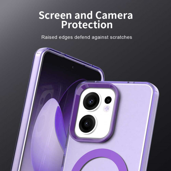 Techsuit CandyCase MagSafe Oppo Reno13 F 4G / Reno13 F 5G / Reno13 FS 5G Purple