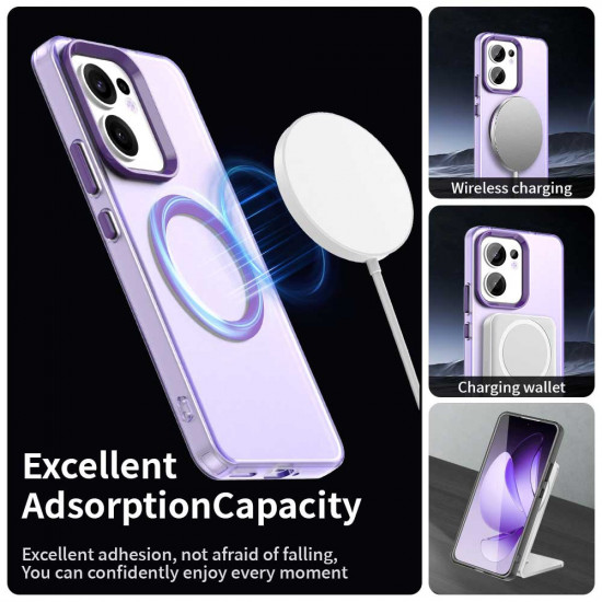 Techsuit CandyCase MagSafe Oppo Reno13 F 4G / Reno13 F 5G / Reno13 FS 5G Purple