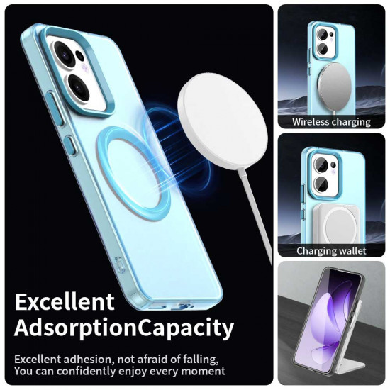 Techsuit CandyCase MagSafe Oppo Reno13 F 4G / Reno13 F 5G / Reno13 FS 5G Blue