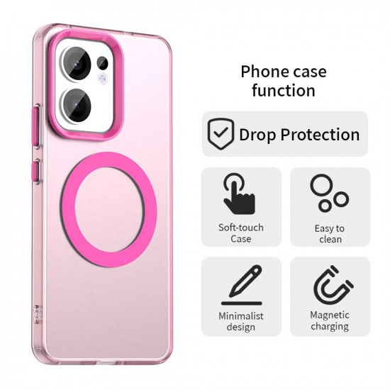 Techsuit CandyCase MagSafe Oppo Reno13 F 4G / Reno13 F 5G / Reno13 FS 5G Pink