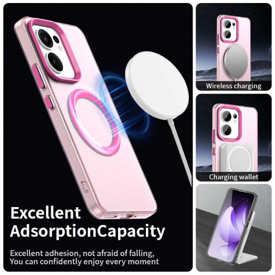 Techsuit CandyCase MagSafe Oppo Reno13 F 4G / Reno13 F 5G / Reno13 FS 5G Pink